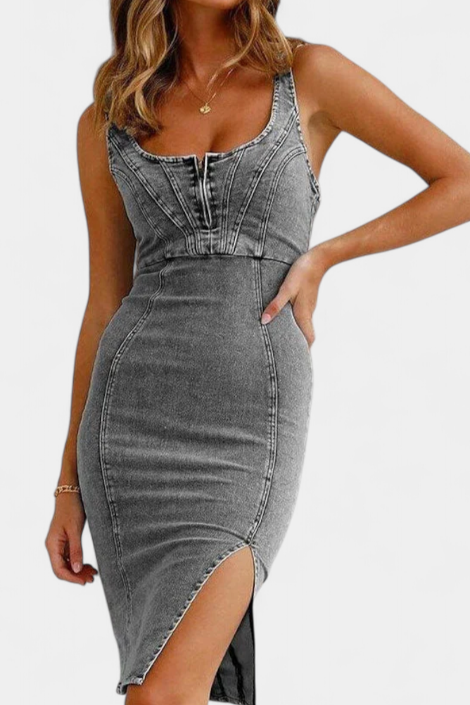 Janessa | Robe en Denim