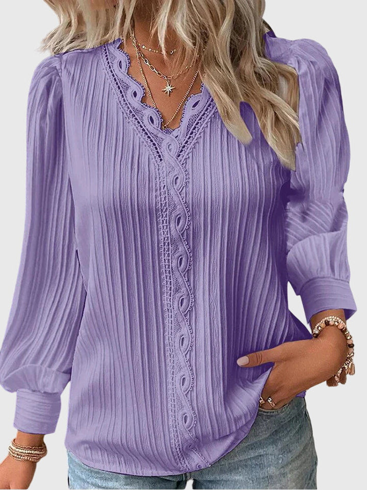 Andrea | Blouse en Jersey Élégante
