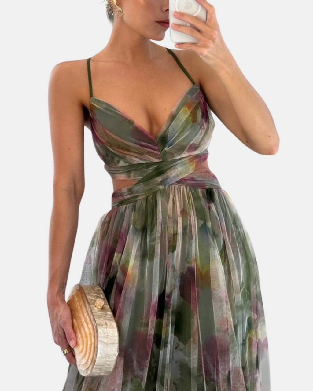 Julia | Robe Maxi Fleurie Élégante