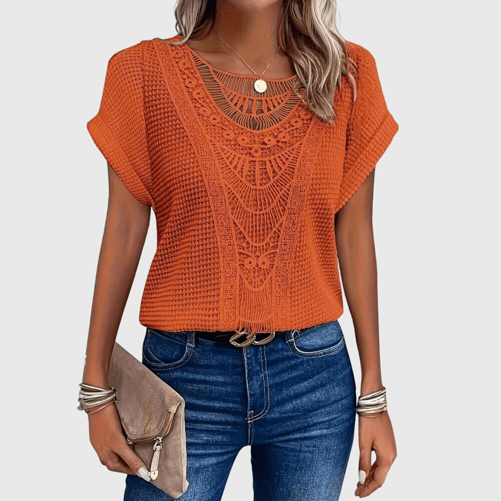 Pearl | Blouse Élégante Style Ibiza