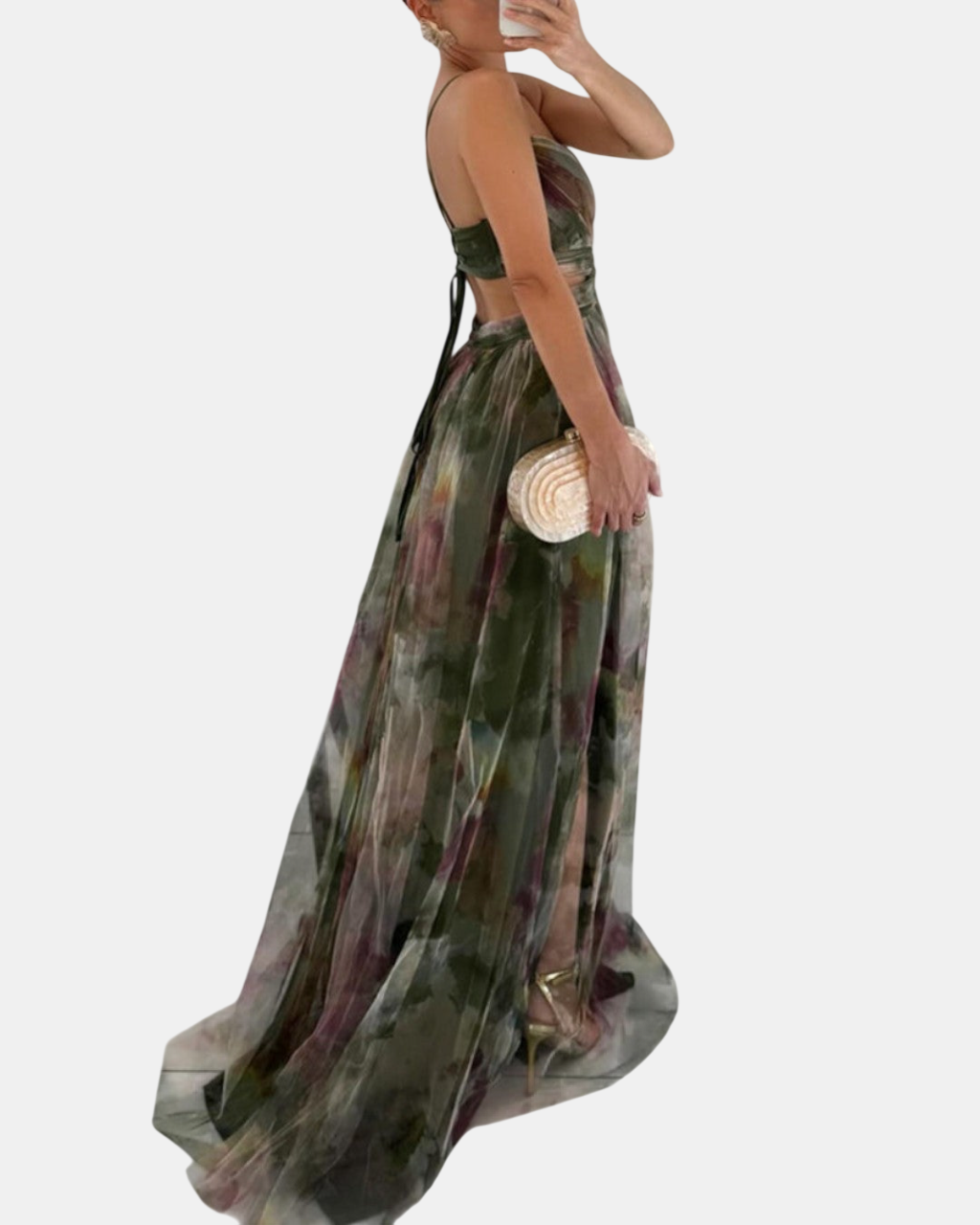 Julia | Robe Maxi Fleurie Élégante