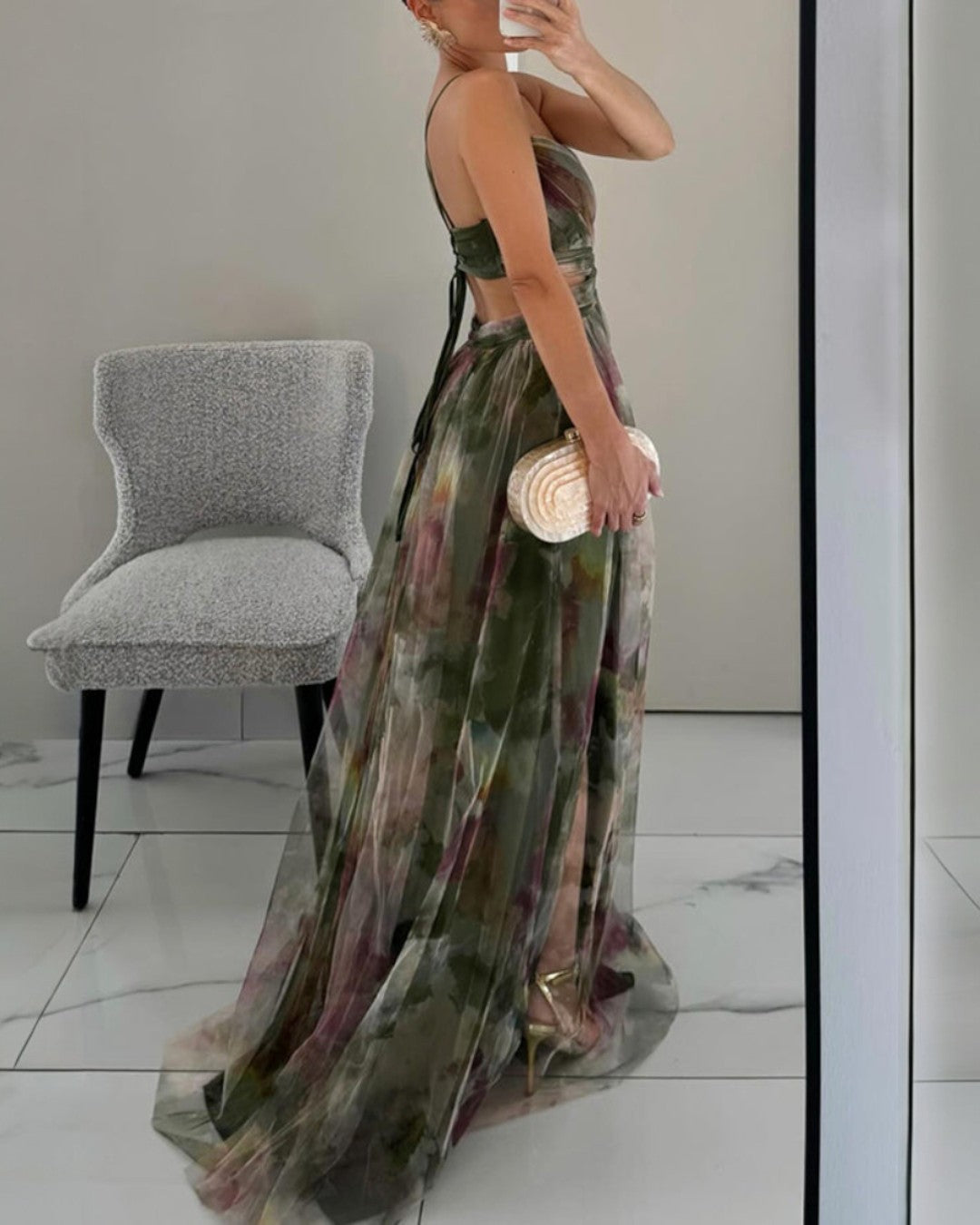 Giselle | robe longue à imprimé floral