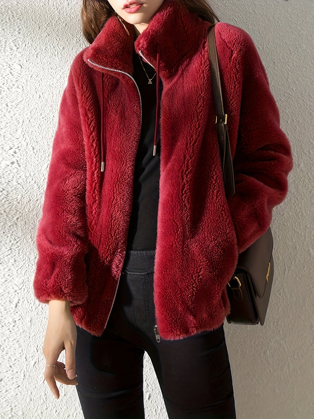 Amara | Veste en fausse fourrure douce et chaude