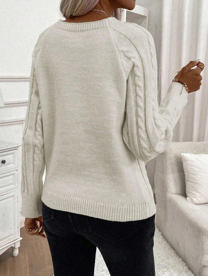 Clara | Pull en Tricot avec Boutons pour Dames