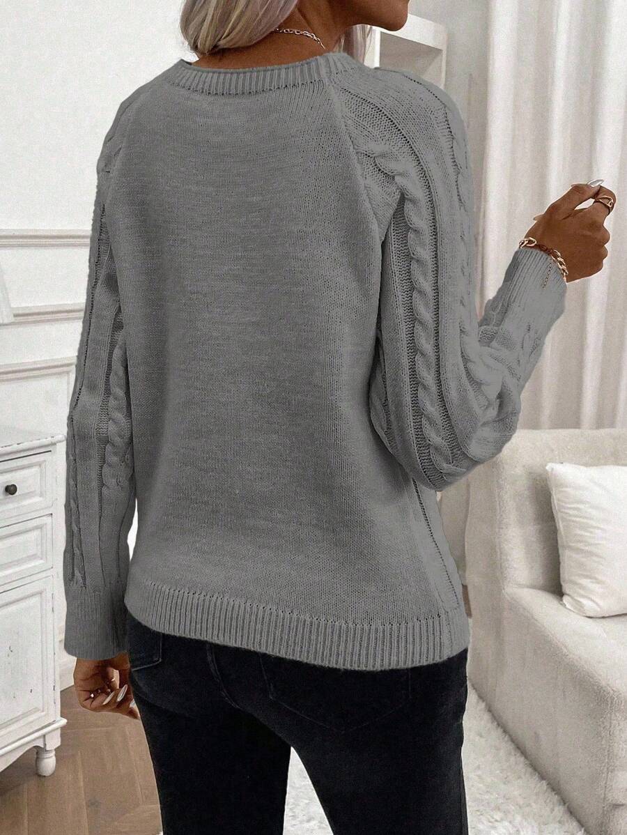 Clara | Pull en Tricot avec Boutons pour Dames