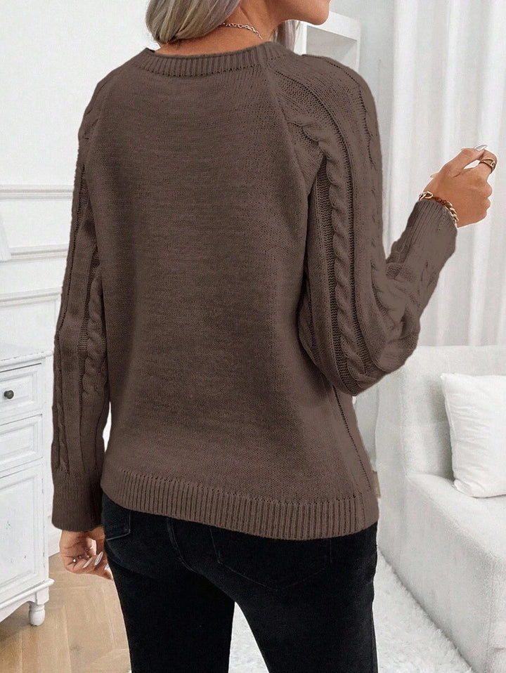 Clara | Pull en Tricot avec Boutons pour Dames