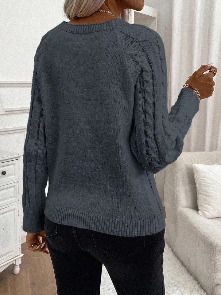 Clara | Pull en Tricot avec Boutons pour Dames