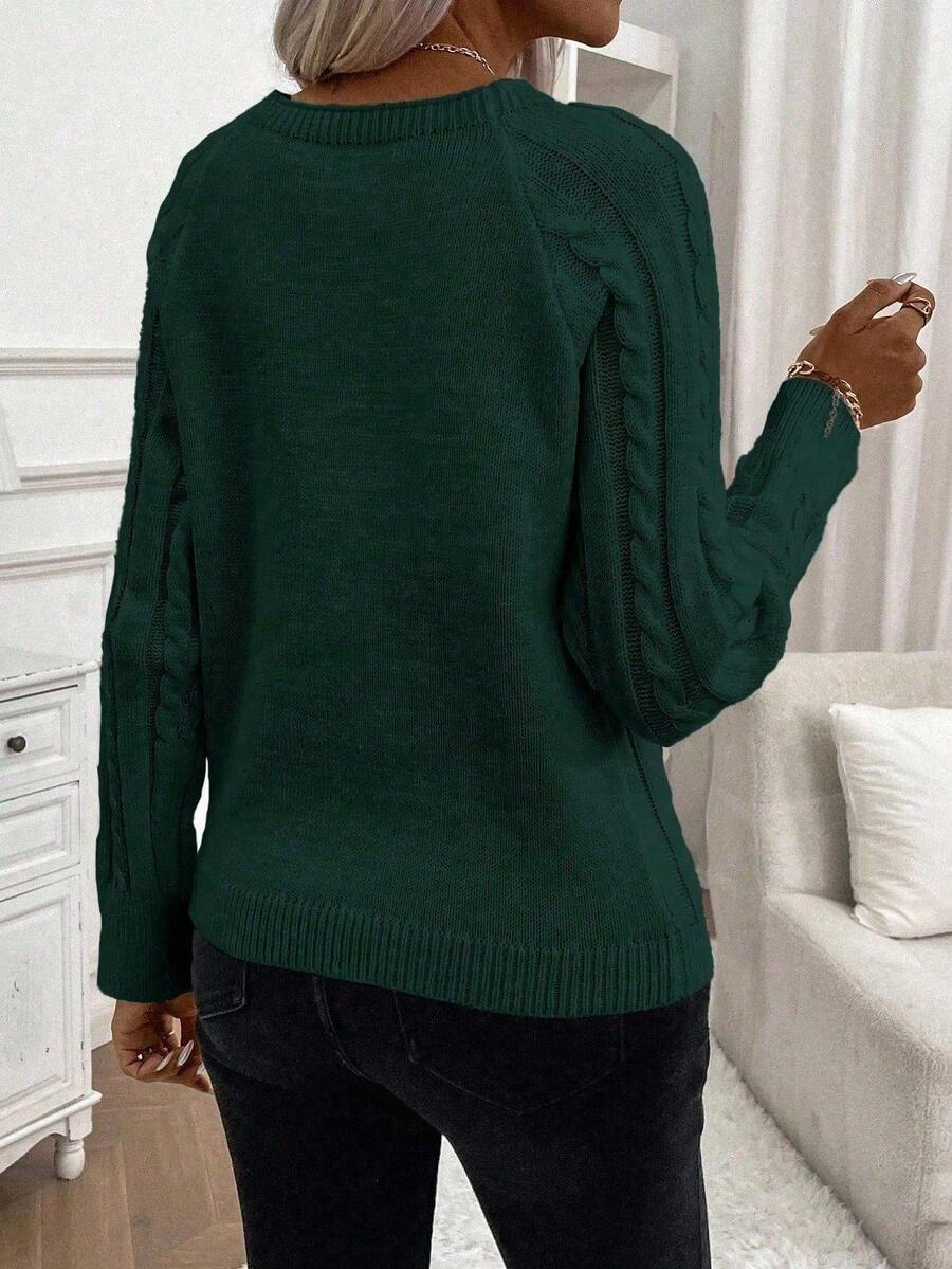 Clara | Pull en Tricot avec Boutons pour Dames