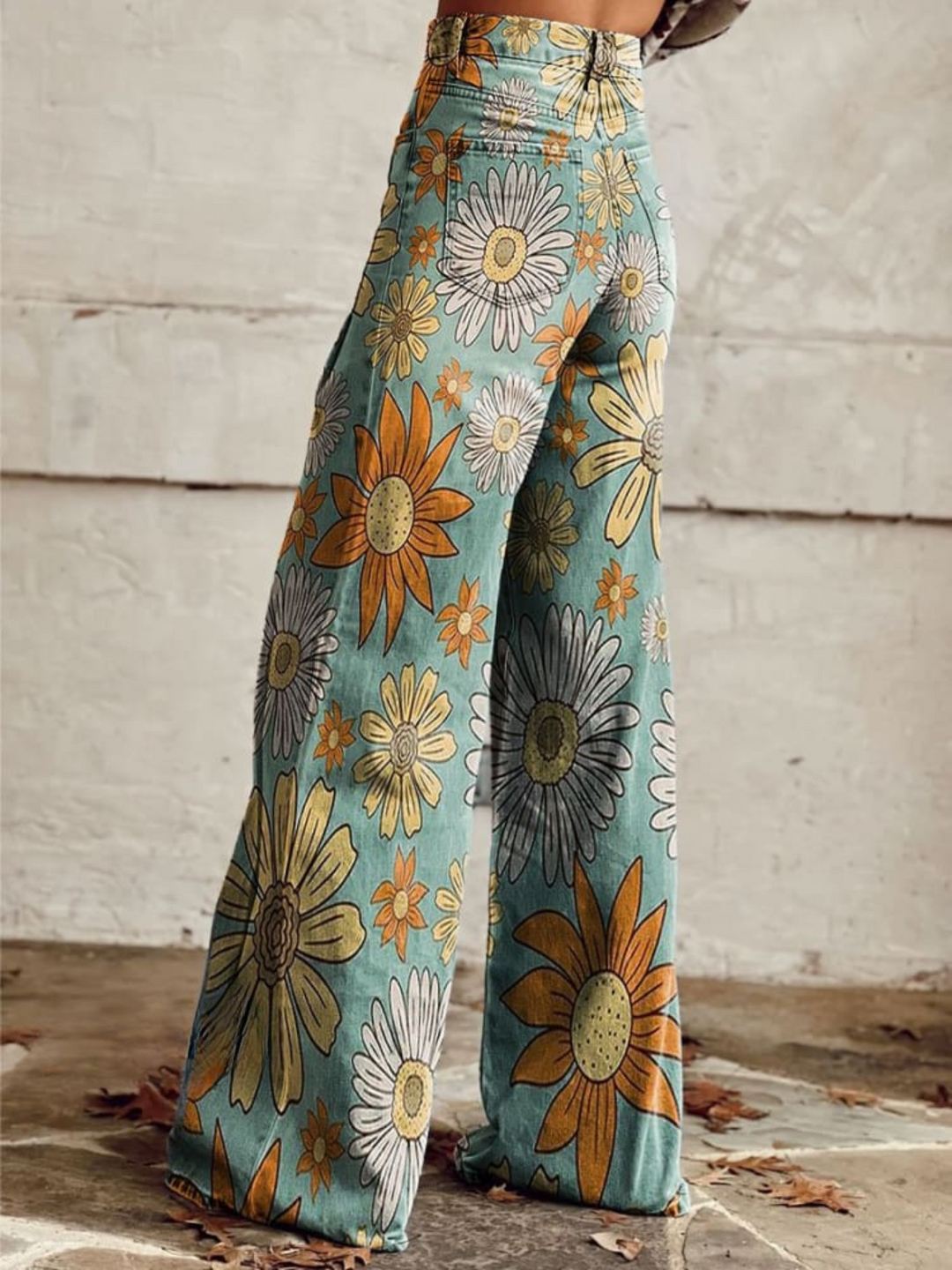Cirila | Pantalon Palazzo Floral