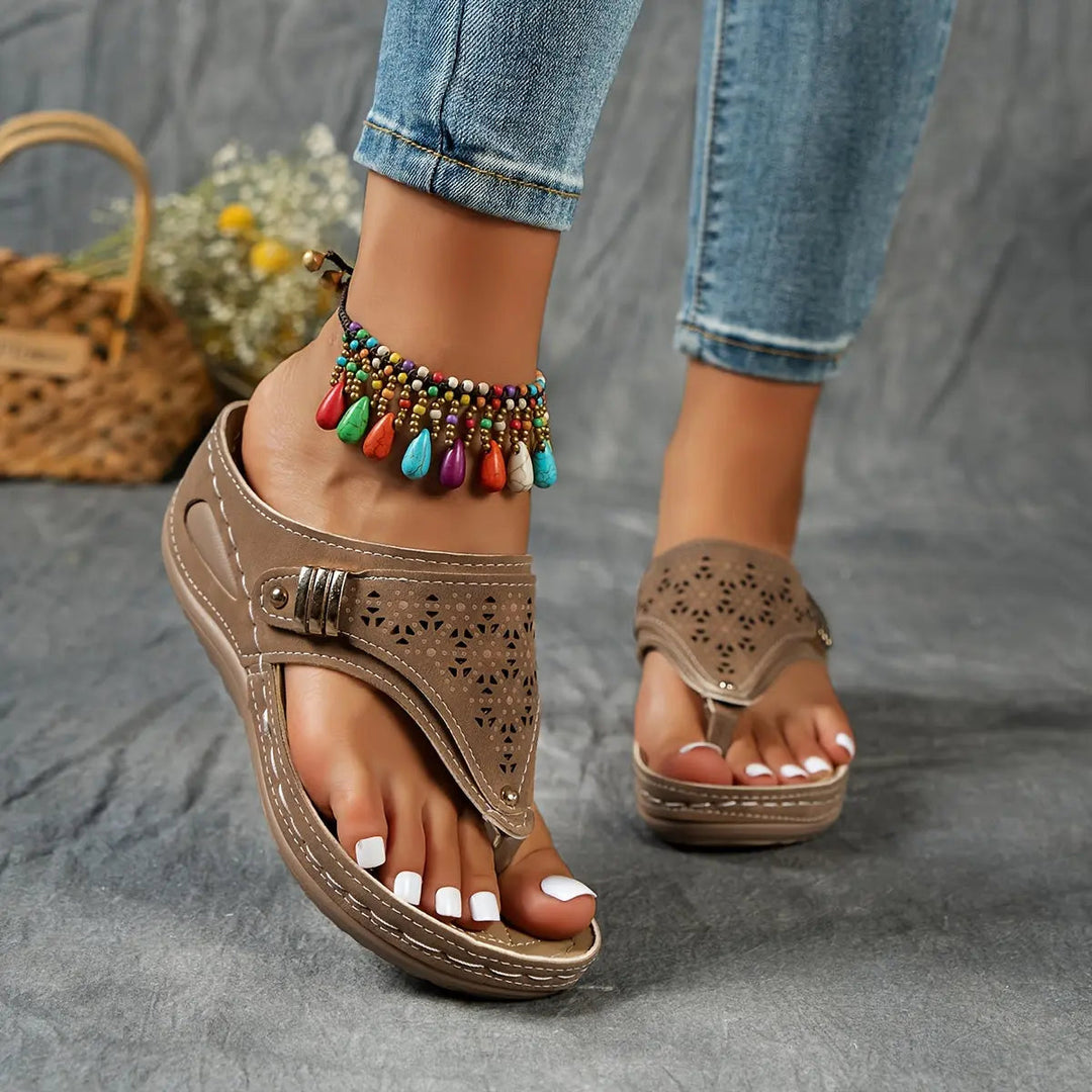 Elodia | Sandales à Talon Wedge pour Femme