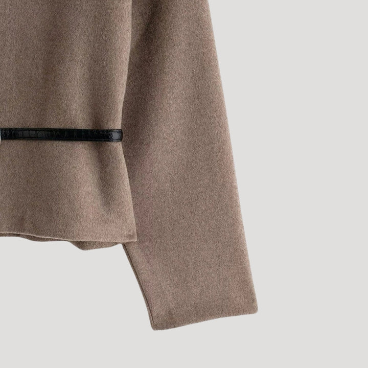 Nahia | Veste Croisée en Laine Légère