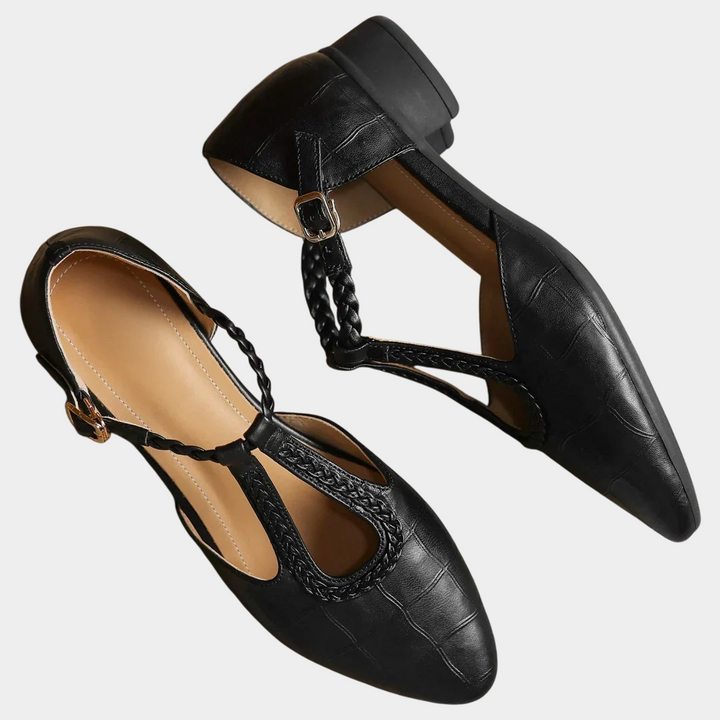 Selma | Sandales en Cuir avec Sangle Tressée