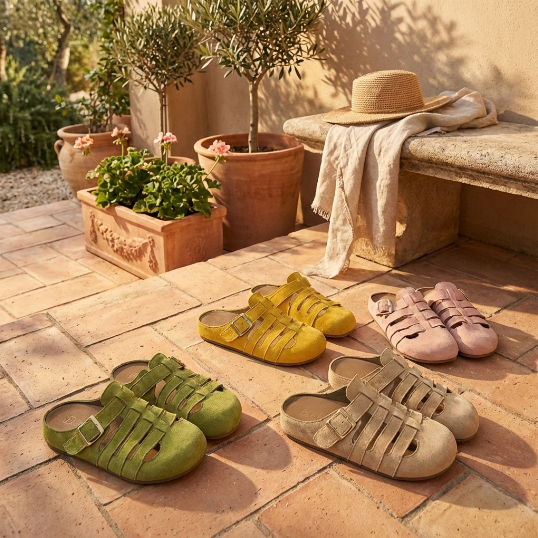Nathalie | Sandales Mule Slip-On Confortables