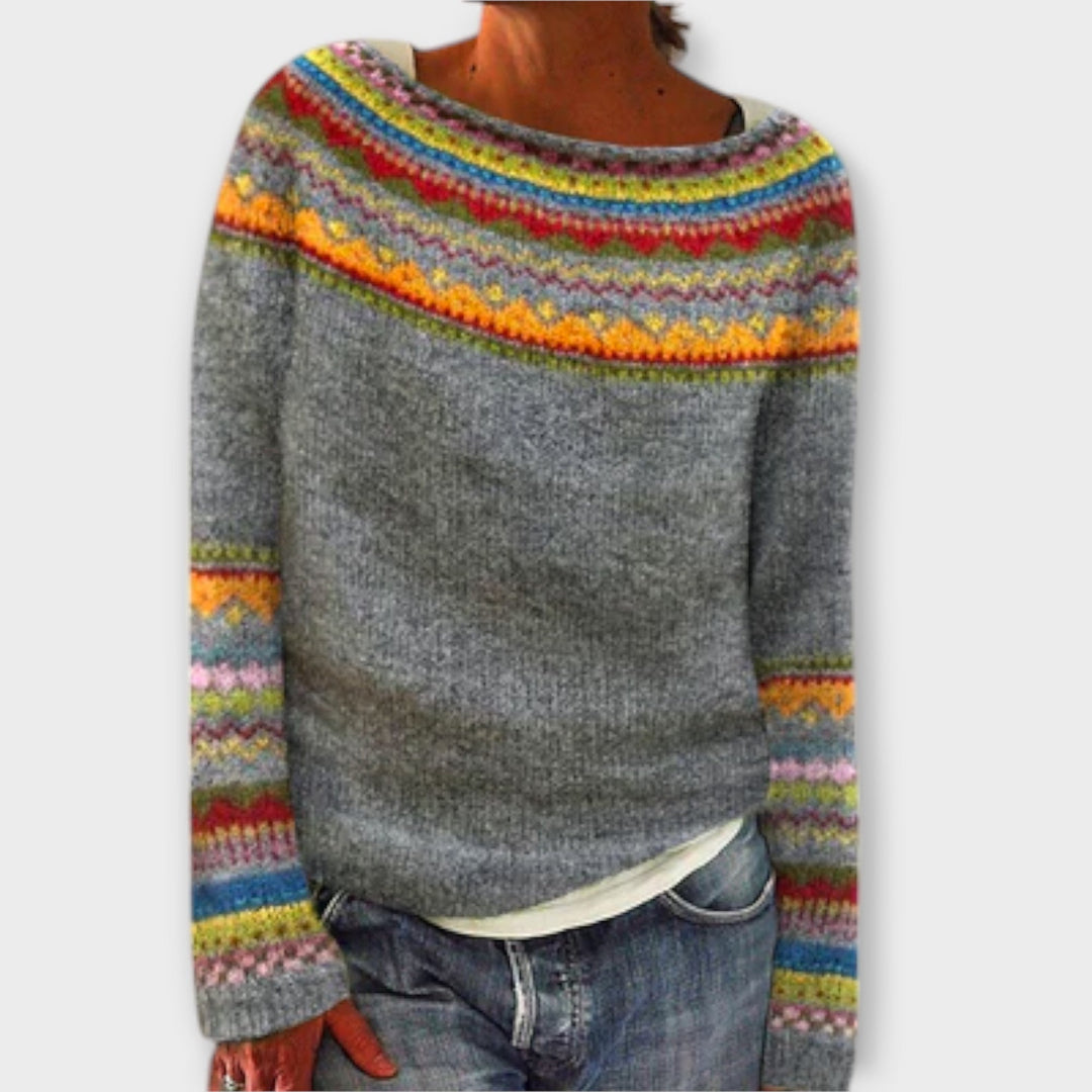 Noelyzah | Pull Rétro Confortable