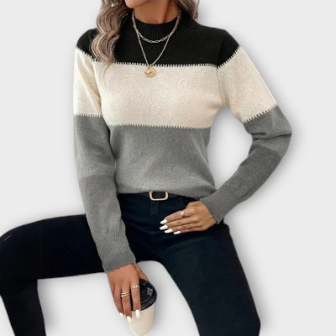 Elina | Pull à Rayures Classiques