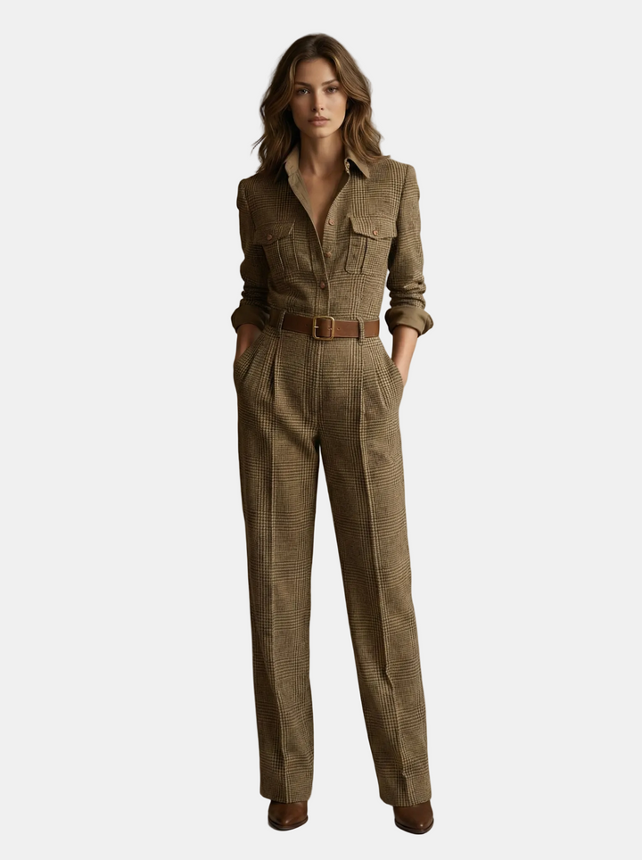 Elga | Combinaison en Tweed Moderne