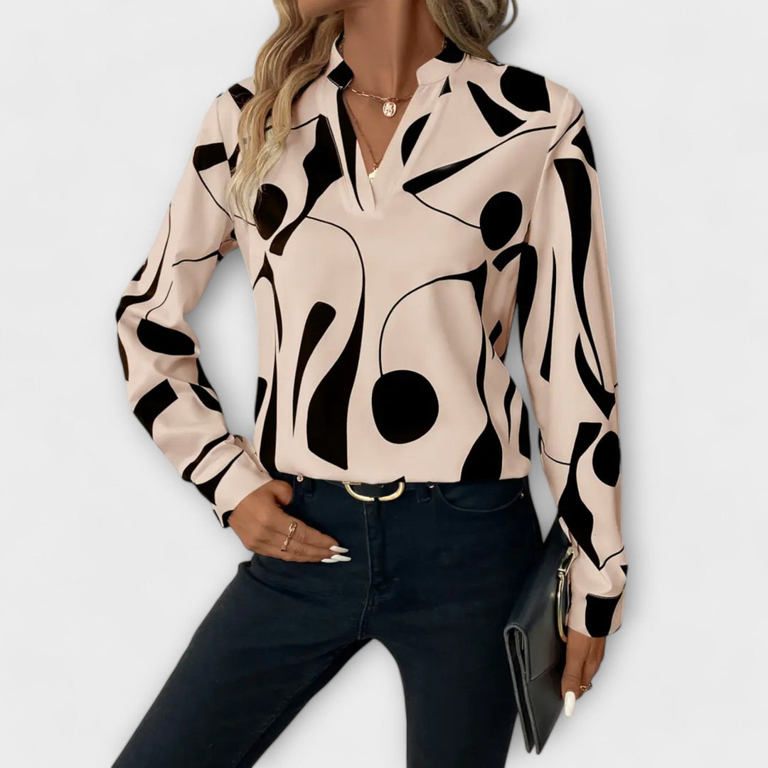 Lara | Blouse Élégante avec Design