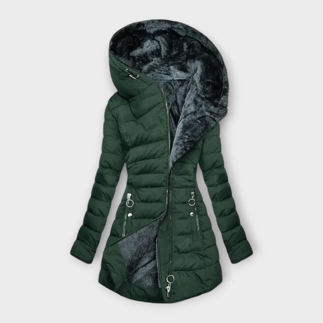 Elena I Manteau d'Hiver Luxe Chaud