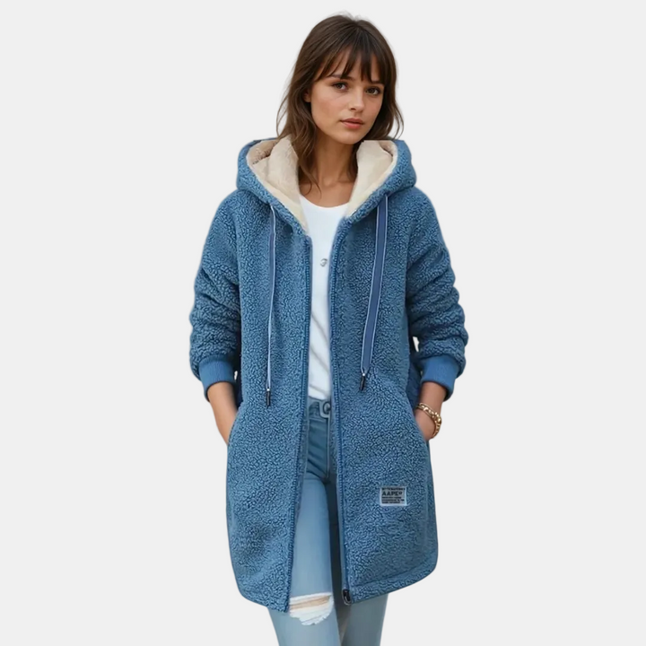 Maren | Veste en Peluche Élégante