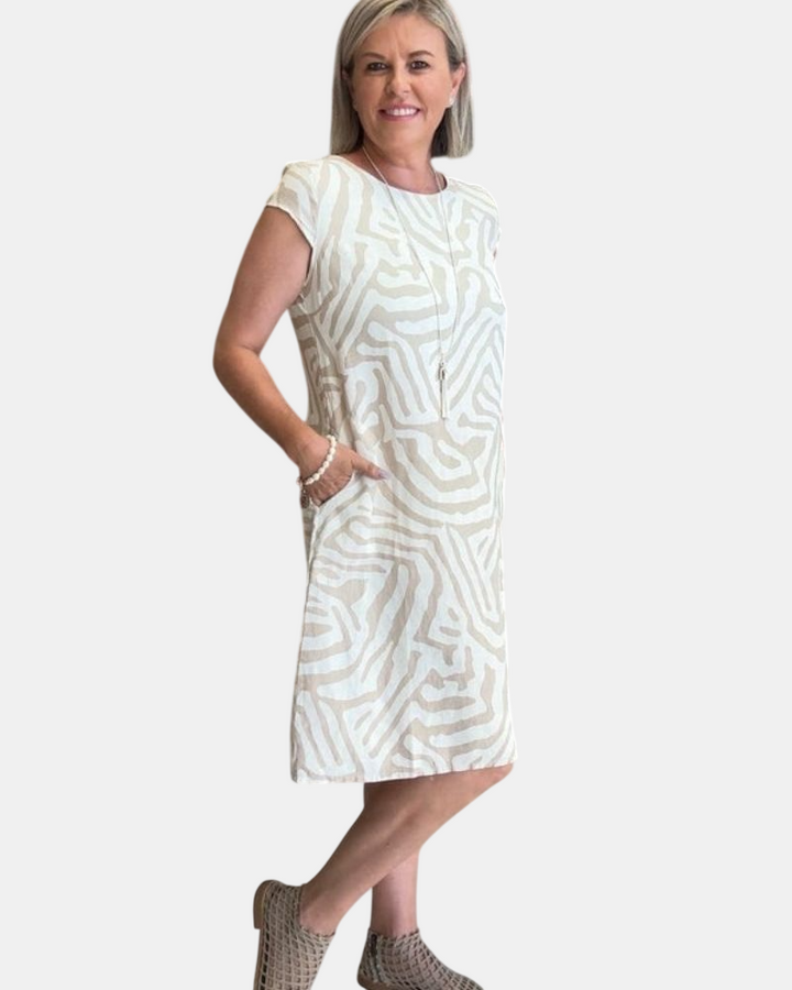 Avanille | Robe d'Été à Col Rond