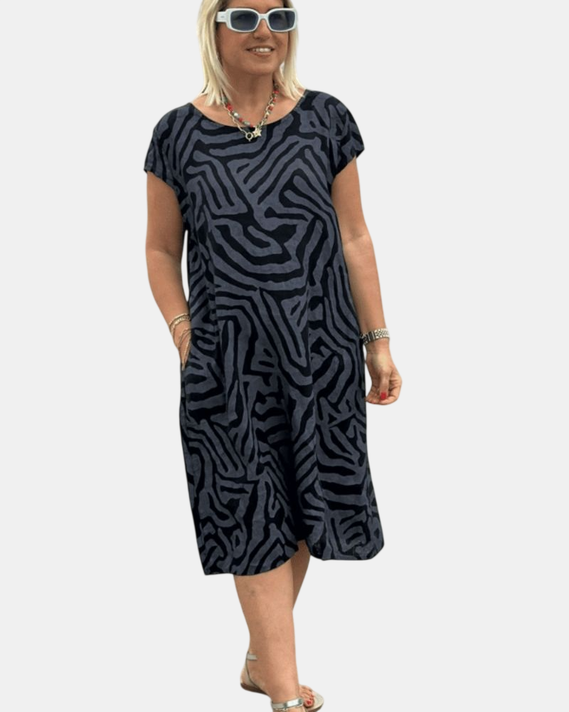 Avanille | Robe d'Été à Col Rond