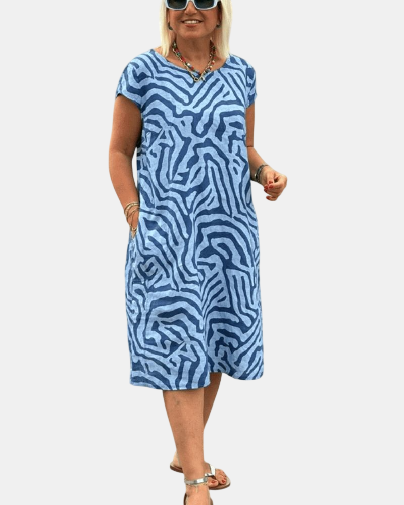Avanille | Robe d'Été à Col Rond