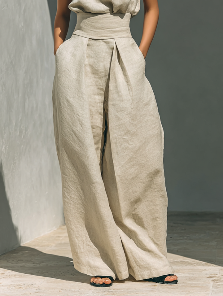 MARIA | ENSEMBLE MINIMALISTE EN LIN