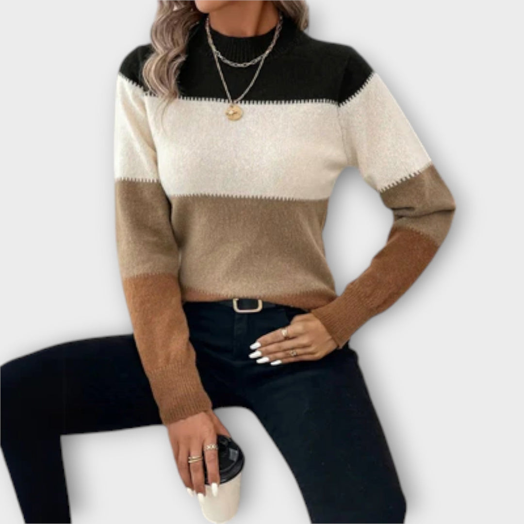 Elina | Pull à Rayures Classiques