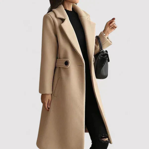 Elena | Manteau en Laine avec Ceinture