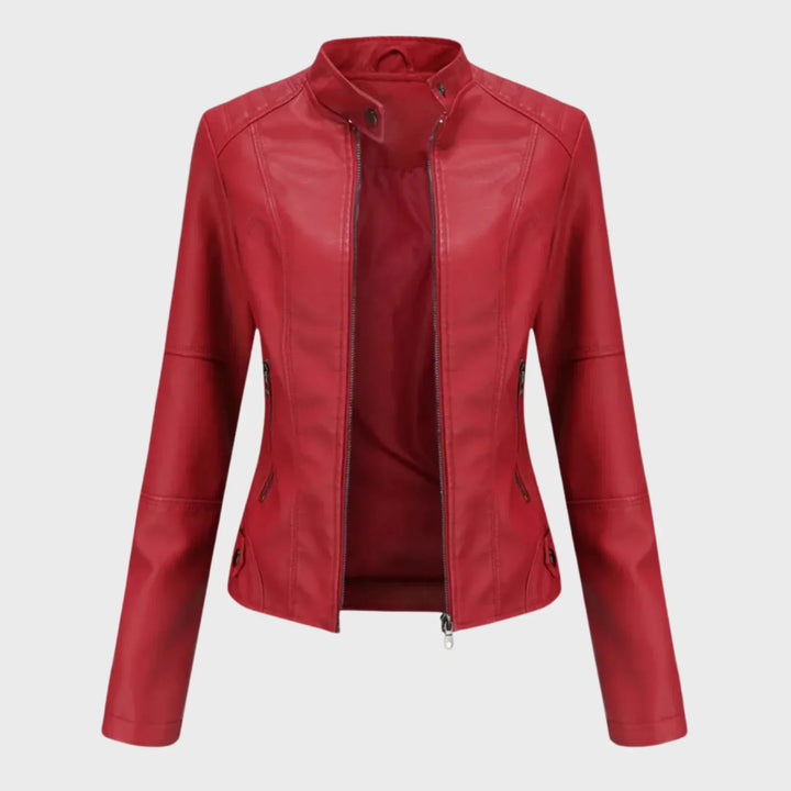 Romina | Veste en Cuir Décontractée