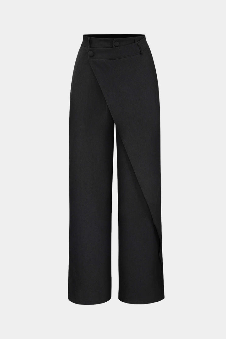 Oaklyn | Pantalons Droits avec Drapé Moderne