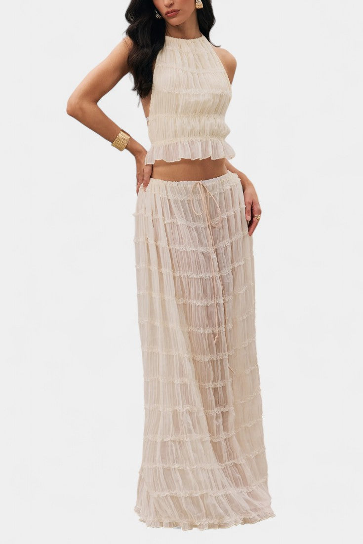 Eugenie | Ensemble Top Plissé