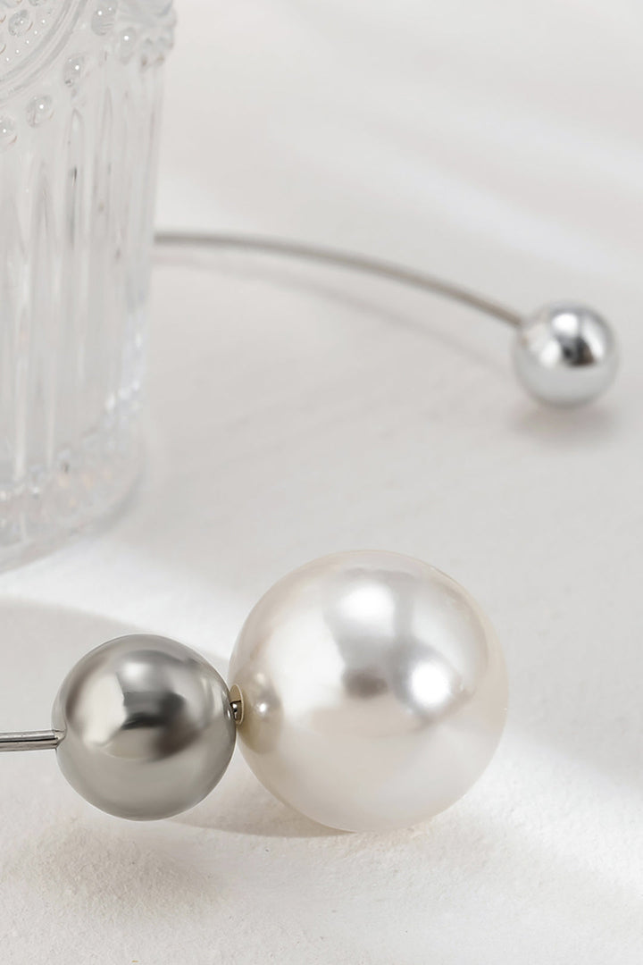Colliers de Perles en Métal
