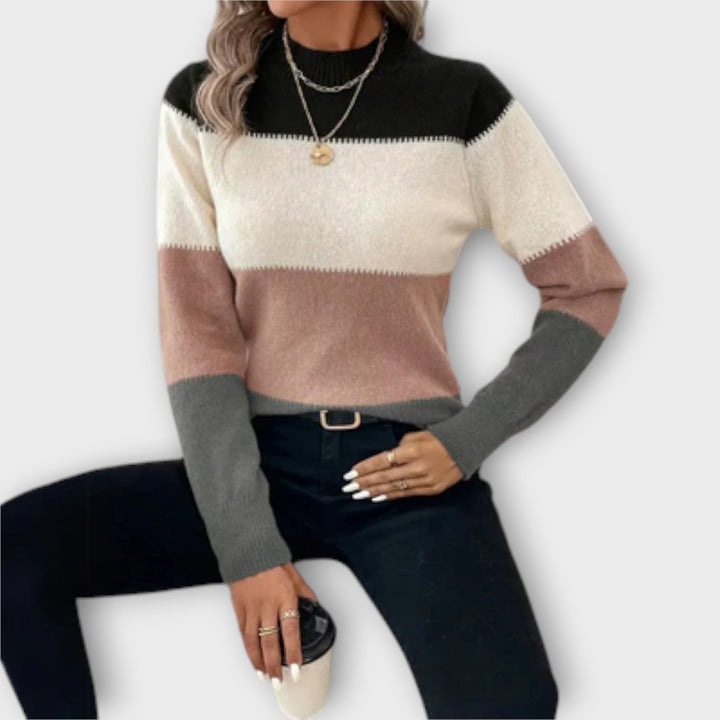 Elina | Pull à Rayures Classiques