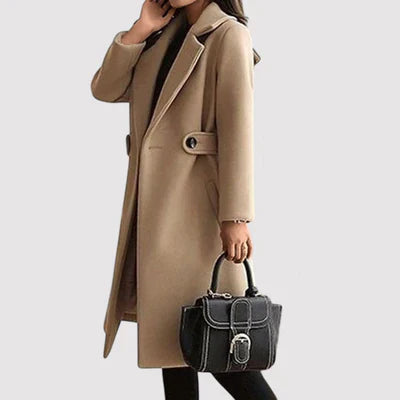 Elena | Manteau en Laine avec Ceinture