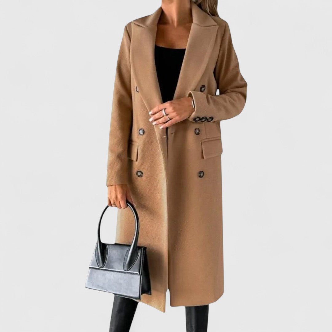 Amelia | Manteau Long Élégant