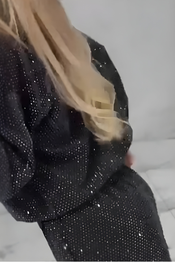 Lysa™ | Ensemble de détente élégant avec paillettes