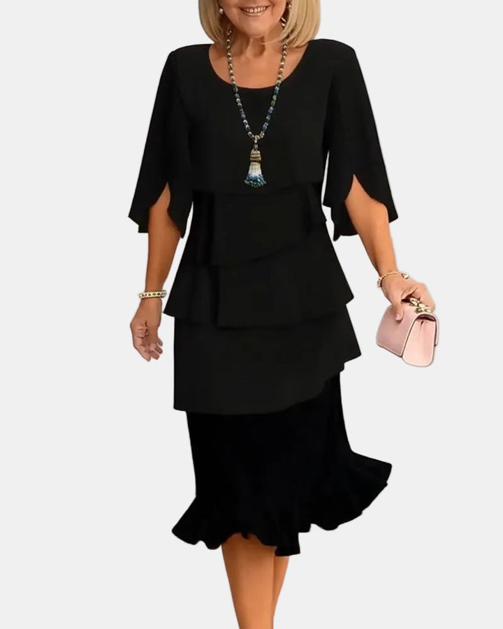 Patricia | Robe Élégante avec Volants