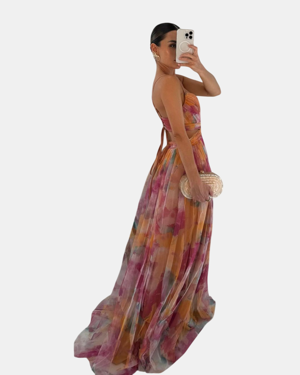 Julia | Robe Maxi Fleurie Élégante