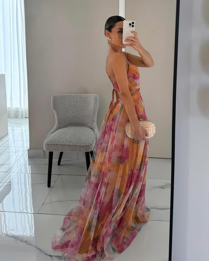 Giselle | robe longue à imprimé floral