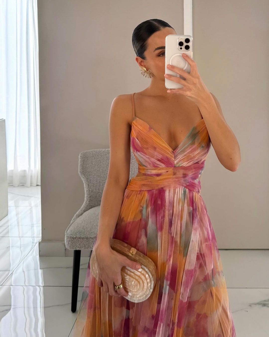 Giselle | robe longue à imprimé floral