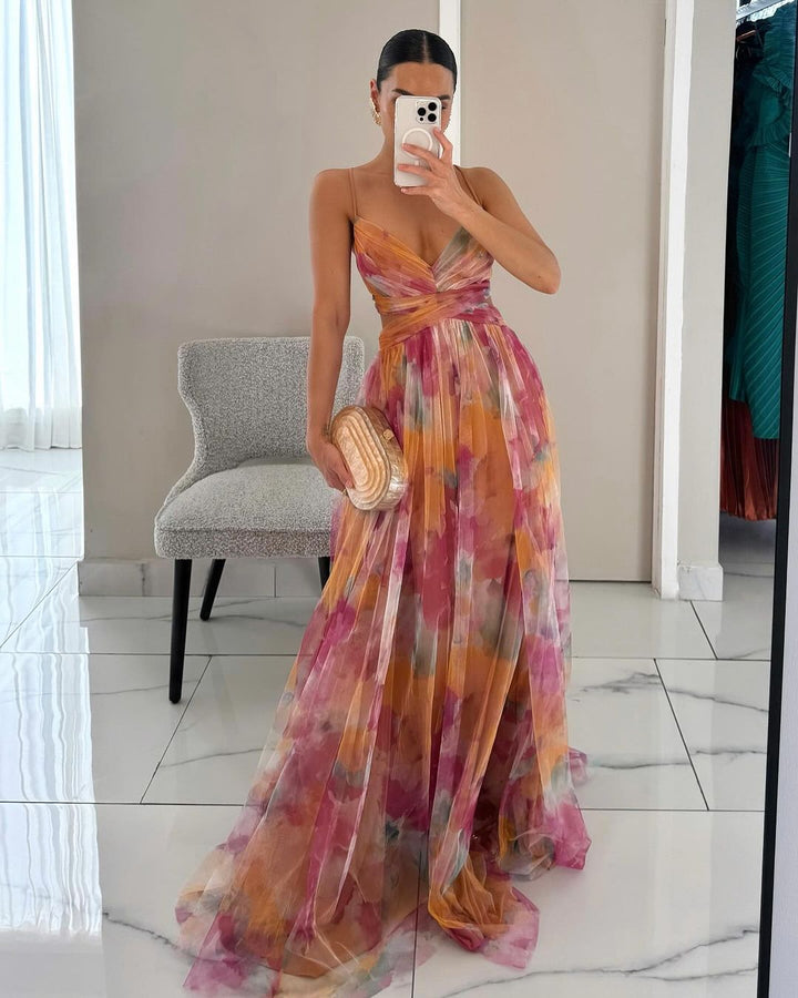 Giselle | robe longue à imprimé floral