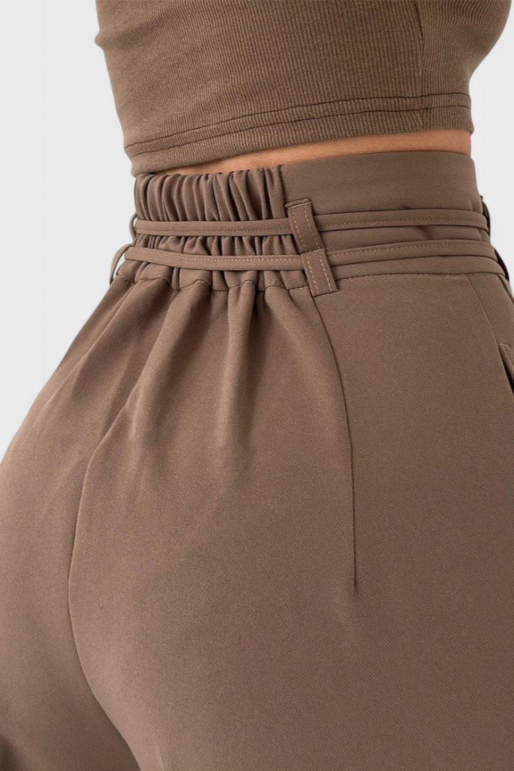 Sophie | Pantalons à jambes larges avec cordons