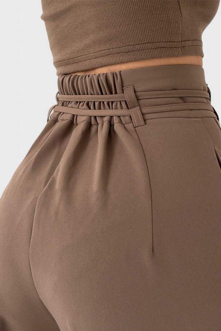 Sophie | Pantalons à jambes larges avec cordons