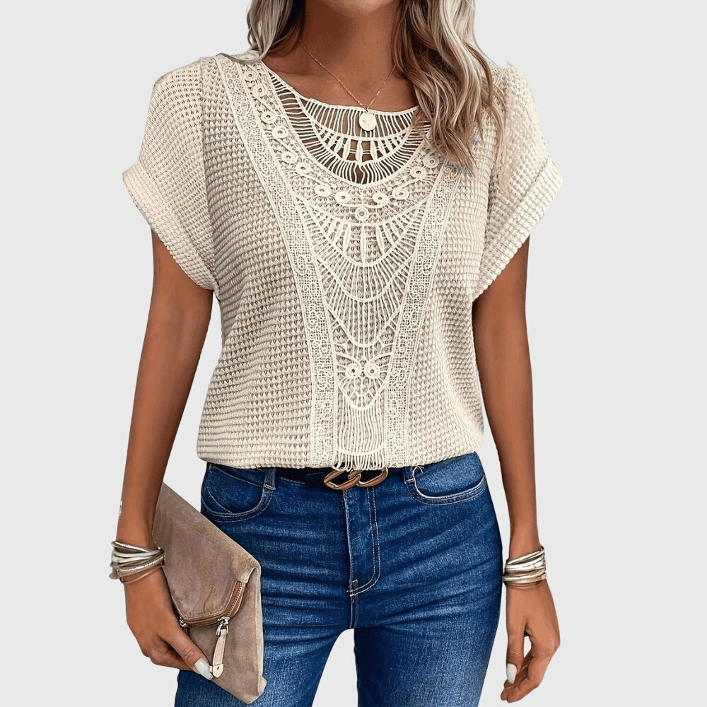 Pearl | Blouse Élégante Style Ibiza