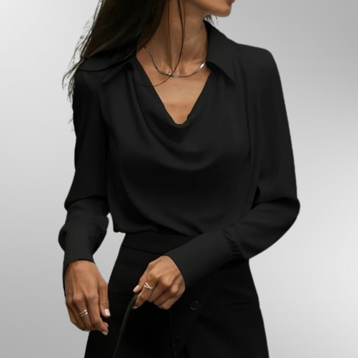 Violet | Blouse Élégante en Satin