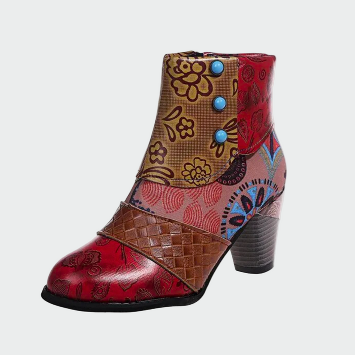 Adriana | Bottes Orthopédiques Imperméables au Style Boho