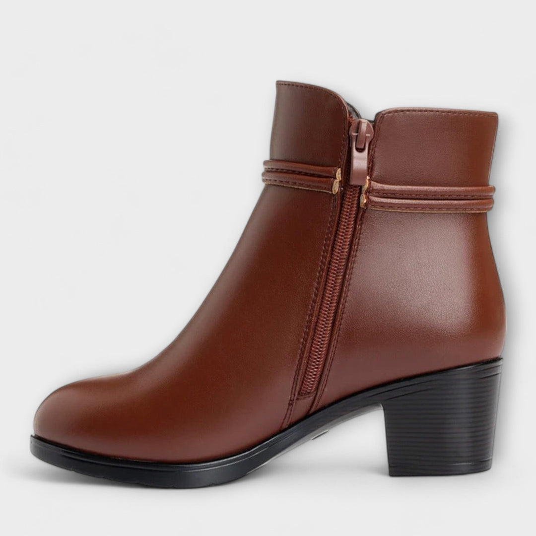 Rocío | Bottines d'Hiver Élégantes et Confortables avec Fermeture Éclair