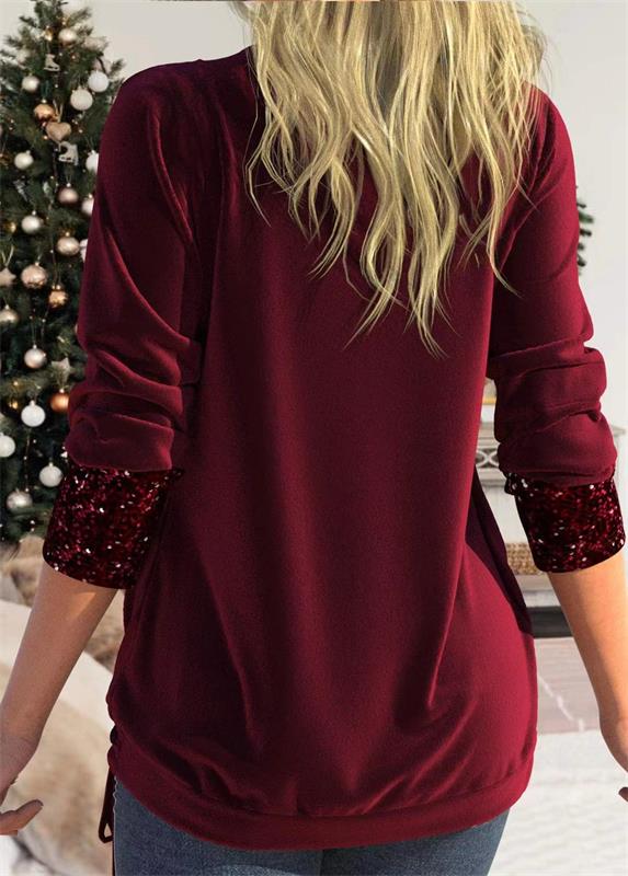 Arla™ | Blouse moderne avec cape de sequins