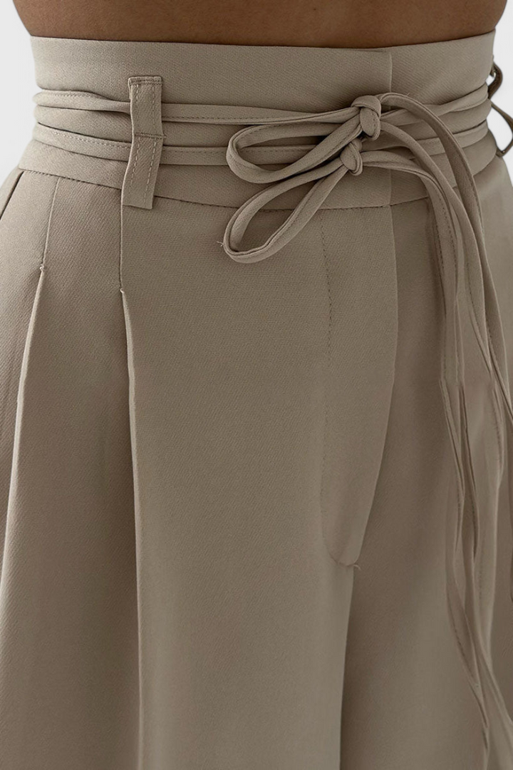 Sophie | Pantalons à jambes larges avec cordons
